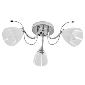 Люстра потолочная в зал E27 60W CH (LK-622C/3)