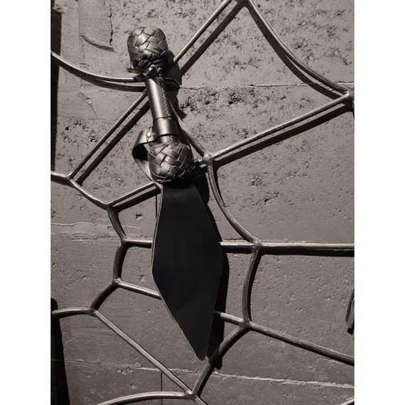 Паддл с двойной ударной частью Candy Hero, кожаный, черный sexstyle | Зображення 1