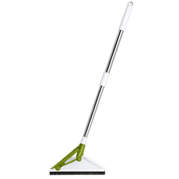 Трикутна швабра з металевою ручкою та гумовою кромкою для плитки, ламінату, лінолеуму, вологого прибирання HP-35015-38