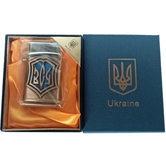 Запальничка газова ЗСУ (Подарунка, Гостро полум'я) HL-4112-4. XW-533 Колір: бронза