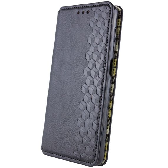 Кожаный чехол книжка GETMAN Cubic (PU) для Samsung Galaxy A14 4G/5G Штучна шкіра, Слот для візитки, Чорний | Зображення 2