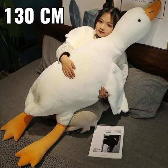 Подушка в виде мягкой игрушки 130, Детская игрушка-подушка гусак, Мягкая подушка-объятия PD-68 | Зображення 4