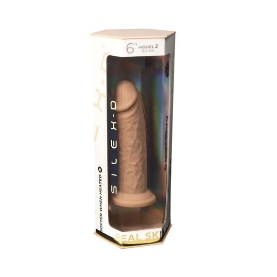 Фалоімітатор SilexD Robby Real Skin Flesh (MODEL 2 size 6in) Sex Aura | Зображення 6
