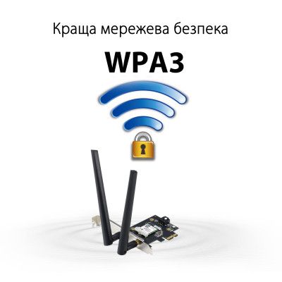 Сетевая карта Wi-Fi ASUS PCE-AXE5400 (90IG07I0-ME0B10) | Зображення 3