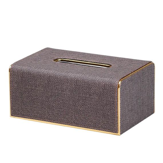 Серветниця горизонтальна 21х13х9 см для серветок на стіл Коричневий HP-3-118BR