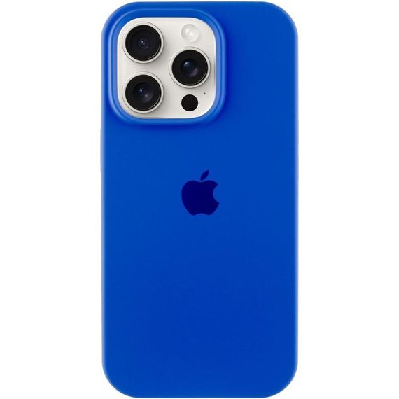 Чехол Silicone Case Full Protective (AA) для Apple iPhone 14 Pro (6.1") Синий / Capri Blue