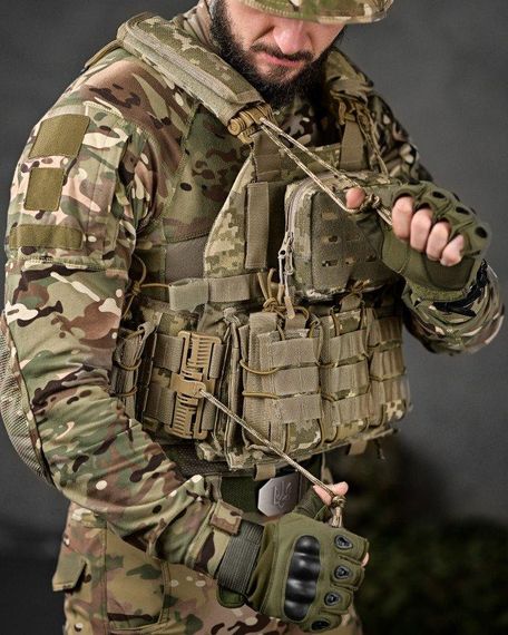 Плитоноска Single Sword 4 точки быстрого сброса пиксель  ТН6600 | Зображення 8