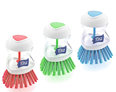 Щітка для миття посуду з дозатором ELIF