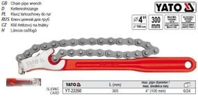 Ключ трубный YATO Польша цепной Ø≤ 100 4" l=300 мм YT-22260
