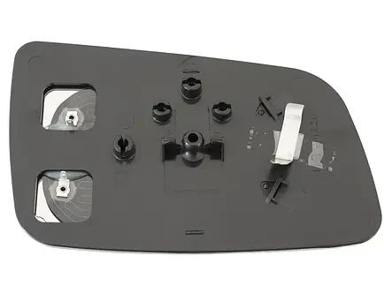 Opel Astra II G (98-09) вкладиш дзеркала З ПІДІГРІВОМ лівий, Опель Астра 2 | Зображення 1