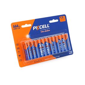 Батарейка щелочная PKCELL 1.5V AAA/LR03.24 штуки в блистере цена по блистеру,Q12