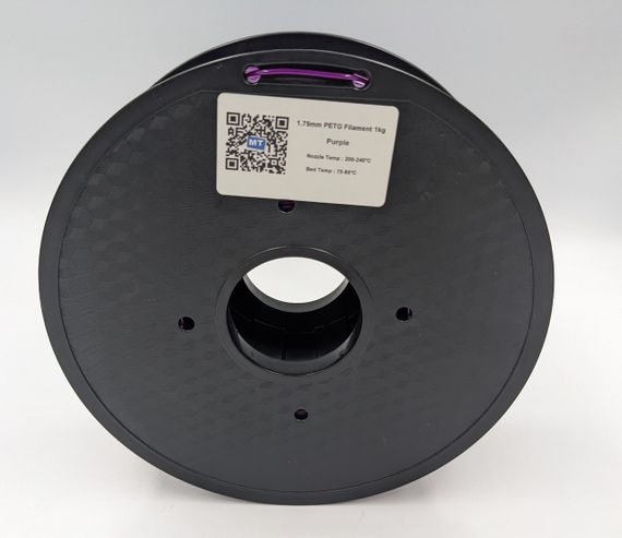 PETG-пластик MT Filament до 3D-принтера 1.75 мм 1 кг фіолетовий (3DMT-PETG1.75-01-P) | Зображення 2