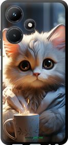 Чохол на Infinix Hot 30i Білий кіт "5646b-3045-2448"