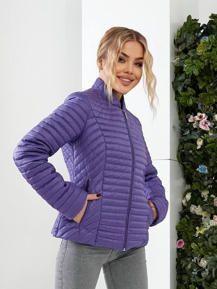 Стьобана куртка демі, арт. 470, бузок