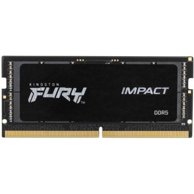 Пам'ять ноутбука Kingston DDR5 64GB KIT (32GBx2) 4800 FURY Impact (KF548S38IBK2-64) | Зображення 1