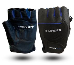 Рукавички для фітнесу PowerPlay 9058 Thunder чорно-сині M