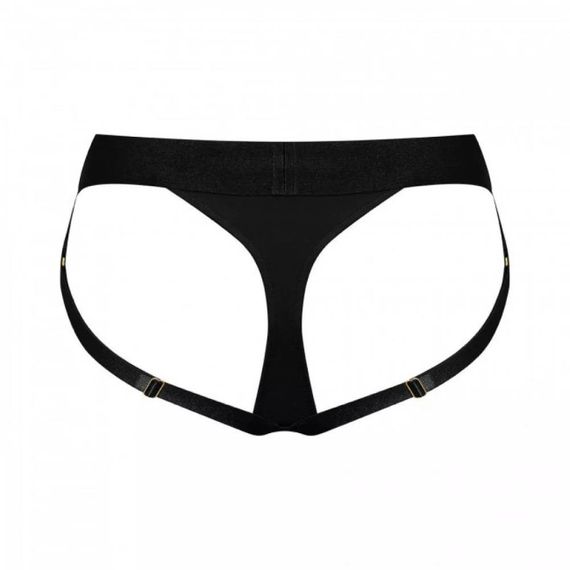 Трусики для страпону, XL, Strap-On-Me кільцеве кріплення, з відритими сідницями, чорні sexstyle | Зображення 5