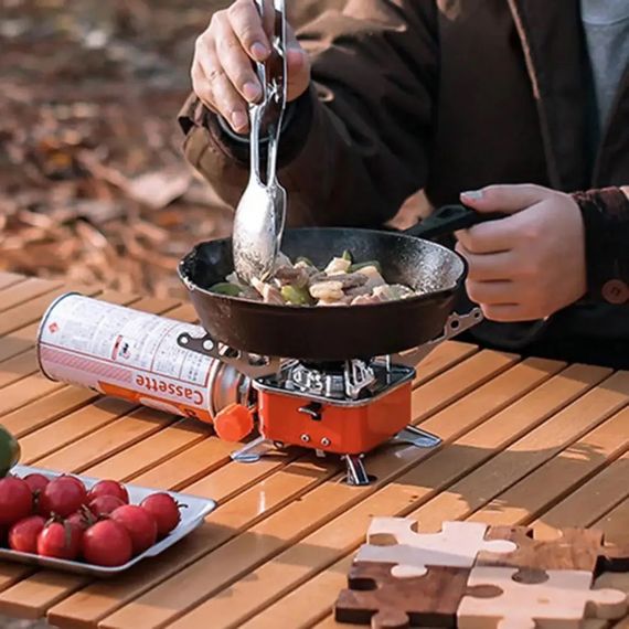 Мини-плита для туризма, Портативные газовые горелки, Газовая горелка для продуктов JA-17