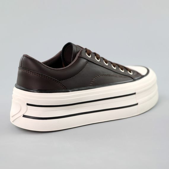 Кеди жіночі 591721 Коричневі 36 37 38 39 40 | Зображення 5