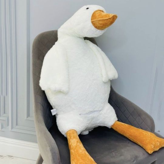 Подушка в виде мягкой игрушки 130, Детская игрушка-подушка гусак, Мягкая подушка-объятия PD-68 | Зображення 3
