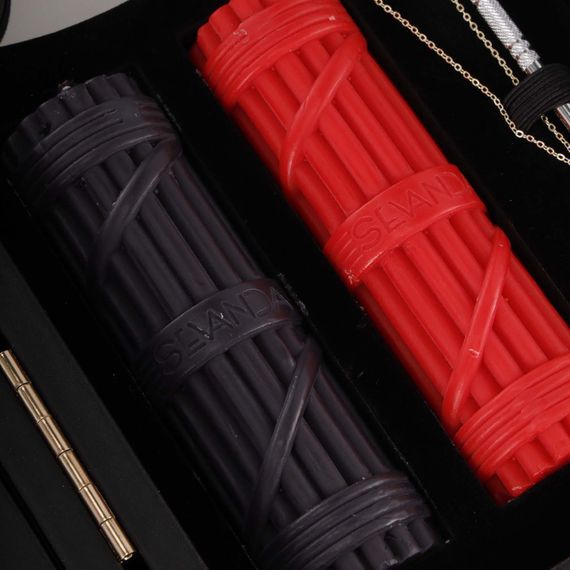 БДСМ-набір LOCKINK All-in-1 BDSM Play Kit Коричневий | Зображення 4