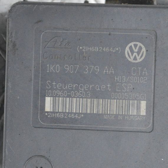 Блок ABS під ESP Volkswagen Caddy III Golf V Touran насос АБС Фольксваген Кадді Гольф 1K0907379AA 1K0614517T | Зображення 4
