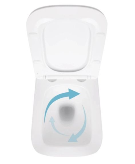 Набір Qtap Nest 4 в 1 підвісний унітаз Crow Ultra Quiet 520x360x290 + комплект інсталяції QT05335172W48196 | Зображення 4