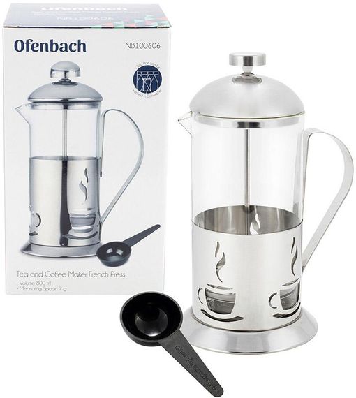 Френч-прес Ofenbach Tea Time 800мл з мірною ложкою | Зображення 5
