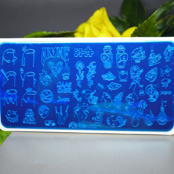 Пластина для стемпінга 168 Global Fashion (12х6см)