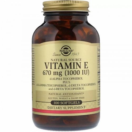 Витамин E Solgar Vitamin E 1000 IU 670 mg 100 Softgels