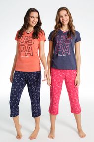 Одяг U.S. Polo Assn 9031 Туреччина С  Бавовна+Лайкра Помаранчевий