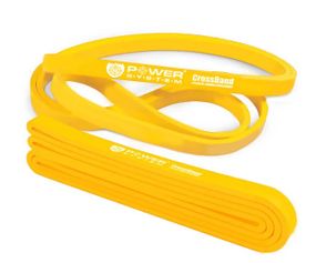 Еспандер-петля (гумка для фітнесу і кроссфіту) Power System PS-4051 CrossFit Level 1 Yellow (опір 4-25 кг) (PS-4051_Yellow)