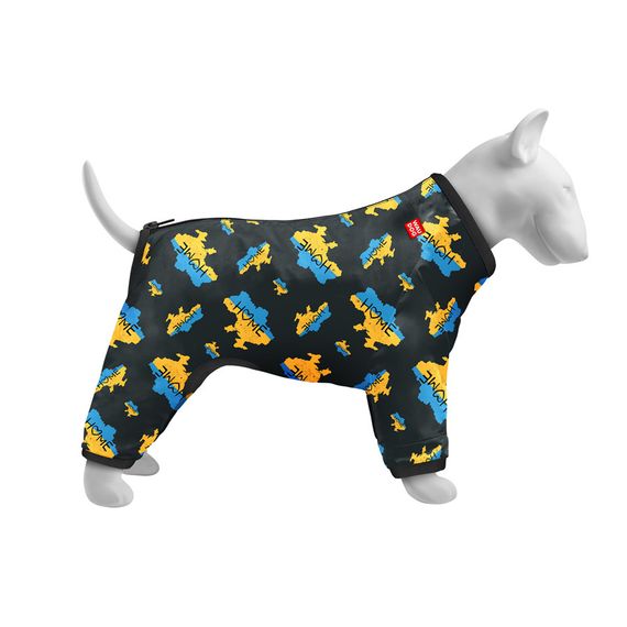 Вітровка для собак WAUDOG Clothes, малюнок "Дім", M45, В 55-60 см, С 37-40 см | Зображення 2