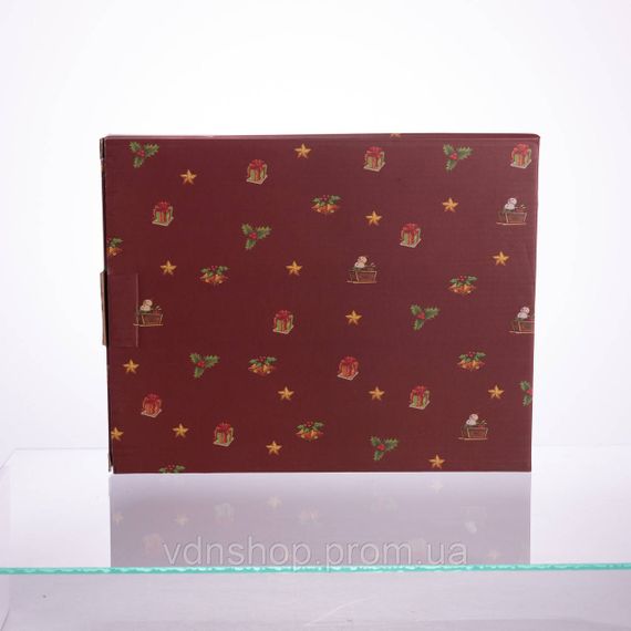 Сервірувальне новорічне блюдо для закусок Christmas 29×24×2 (см) порцеляна HP-SDHK-17 | Зображення 5