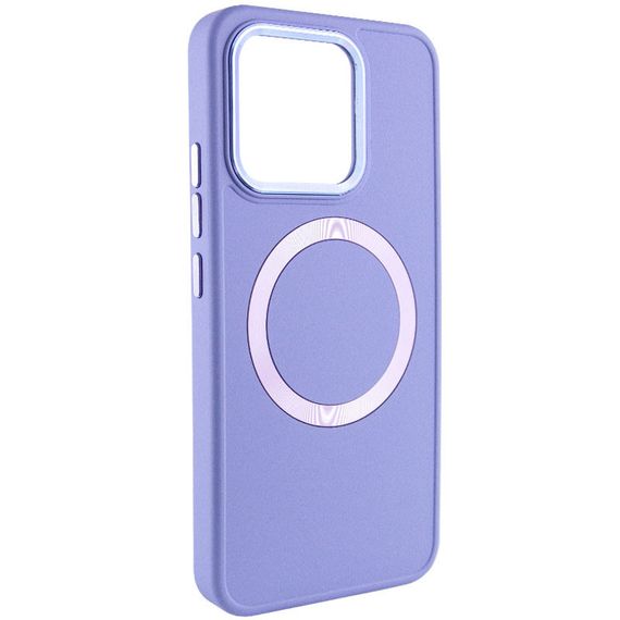 TPU чохол Bonbon Metal Style with MagSafe для Xiaomi 14 Pro Бузковий / Dasheen