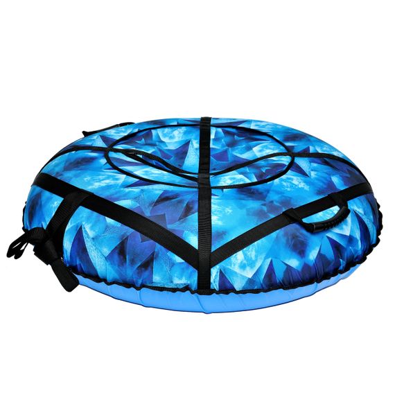 Тюбінг 100 см "блакитний кристал" (Оксфорд, ПВХ) Тюбінг для снігу | Зображення 2