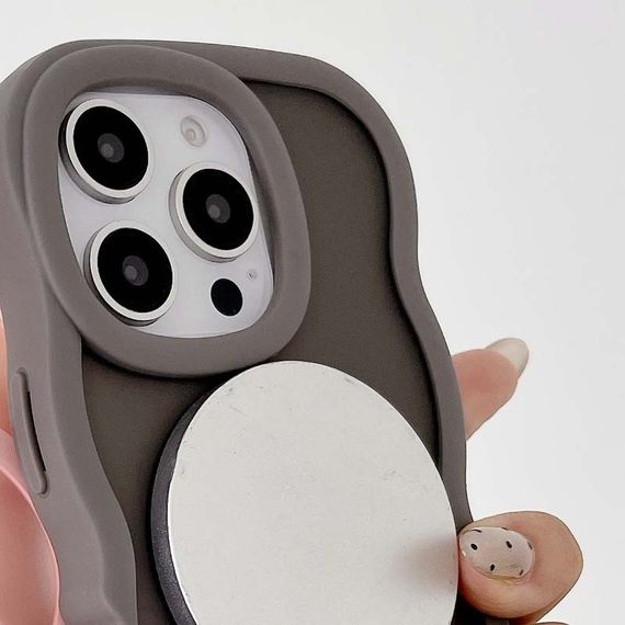 Чехол TPU+PC Undine with MagSafe для Apple iPhone 12 Pro / 12 (6.1") Grey | Зображення 3