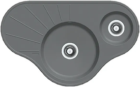 Кухонна мийка Fabiano Arc 94x58x15 Titanium 8221.201.0613