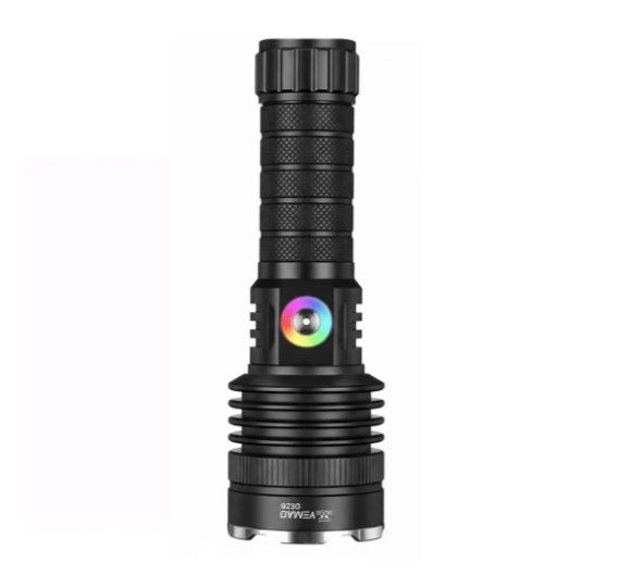 Фонарь ручной YEMAO YM-G236 TG 50W прочный с оптическим зумом RGB подсветки Черный | Зображення 1