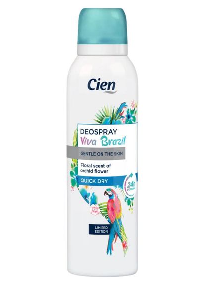 Дезодорант жіночий Cien Viva Brazil 200мл