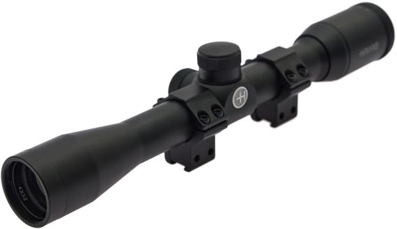 Приціл оптичний Hawke Fast Mount 4x32 сітка Mil Dot. Кільця на Ластівчин хвіст