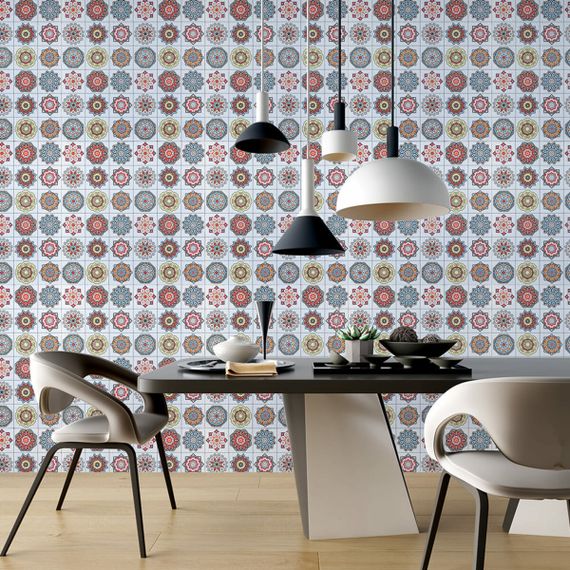 Самоклеюча вінілова плитка 600х600х1,5мм, ціна за 1 шт. (СВП-204) Матова SW-00000511 | Зображення 5