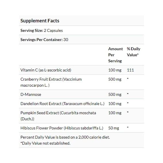 Урологічний препарат Bluebonnet Nutrition Targeted Choice, Urinary Tract Support 60 Veg Caps | Зображення 2