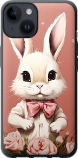 Чохол на iPhone 14 Зайчик із силікону FCh_005590