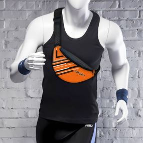 Сумка-бананка Sport мужская/женская спортивная 32×16 см с расширителем поясная сумка или сумка через плечо (3759)