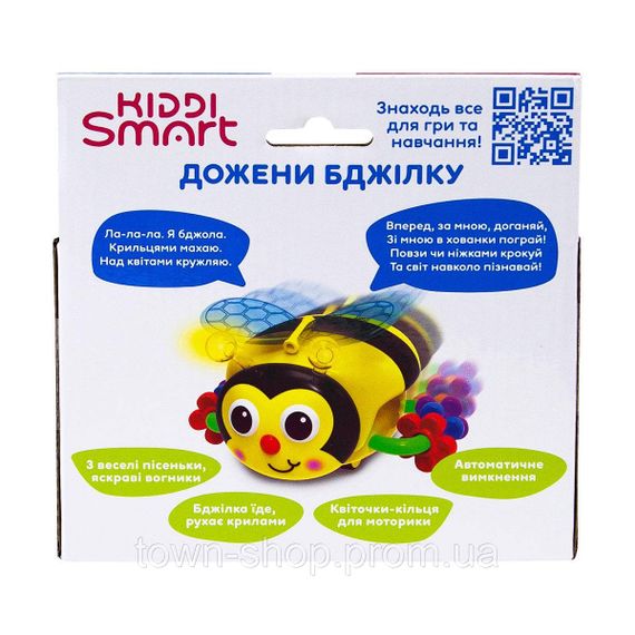 Развивающая игрушка Kiddi Smart – Догони Пчелку (свет, звук) | Зображення 1