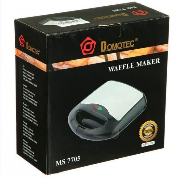 Электрическая вафельница Domotec MS-7705, Вафельница для гонконгских вафель DM-307 для дома | Зображення 7