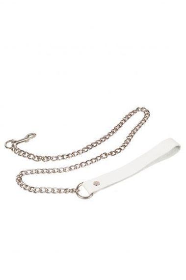 Повідець Leather Leash, White Sex Aura