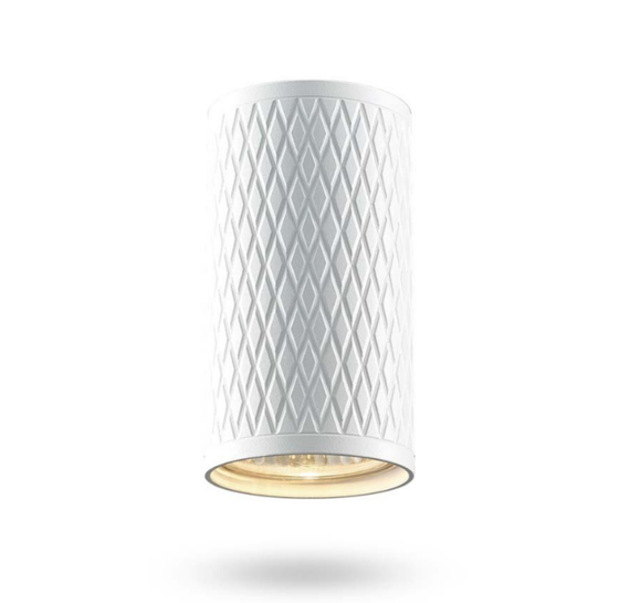 LED Світильник накладний під лампу GU10 біла призма VL-SPF02A-WP Videx | Зображення 1