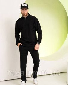 Спортивний костюм колір чорний розмір M FI_009531